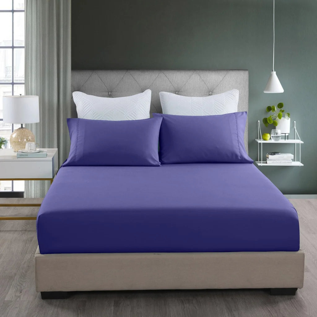 Bamboo Cooling 2000TC 3-Piece Combo Set - King Royal Blue Royal Comfort