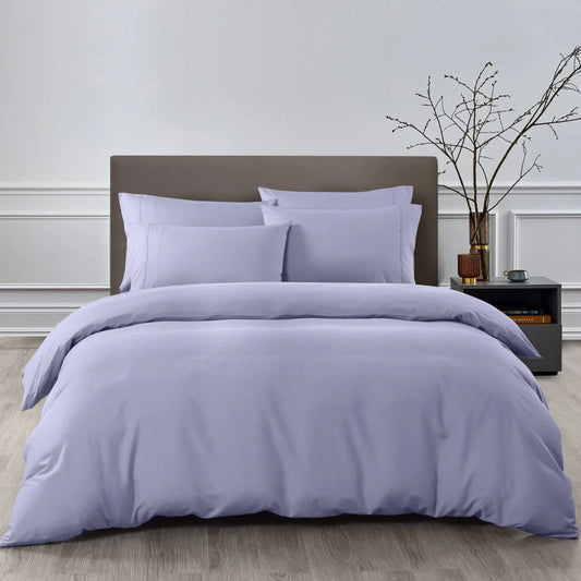 Bamboo Cooling 2000TC 6-Piece Combo Set - Queen Lilac Grey Royal Comfort
