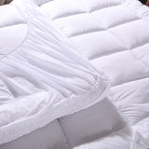 bamboo cotton fitted mattress topper king - Furniture >