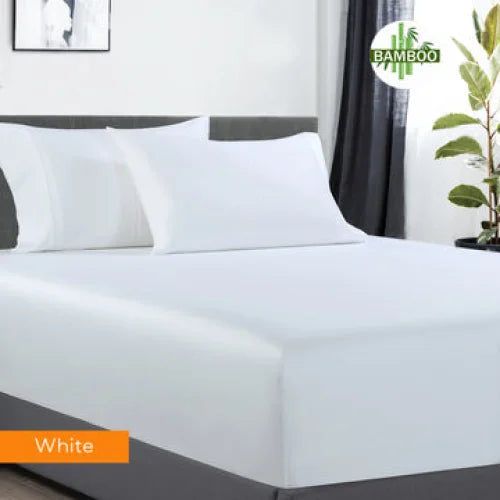 Bamboo Cotton Fitted Sheet 400 Thread Count 1 Fitted Sheet