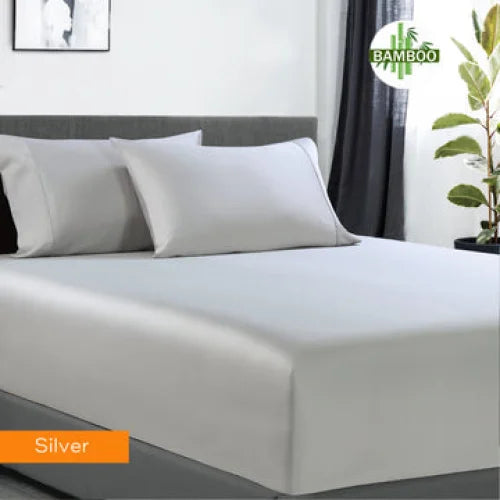 Bamboo Cotton Fitted Sheet 400 Thread Count 1 Fitted Sheet