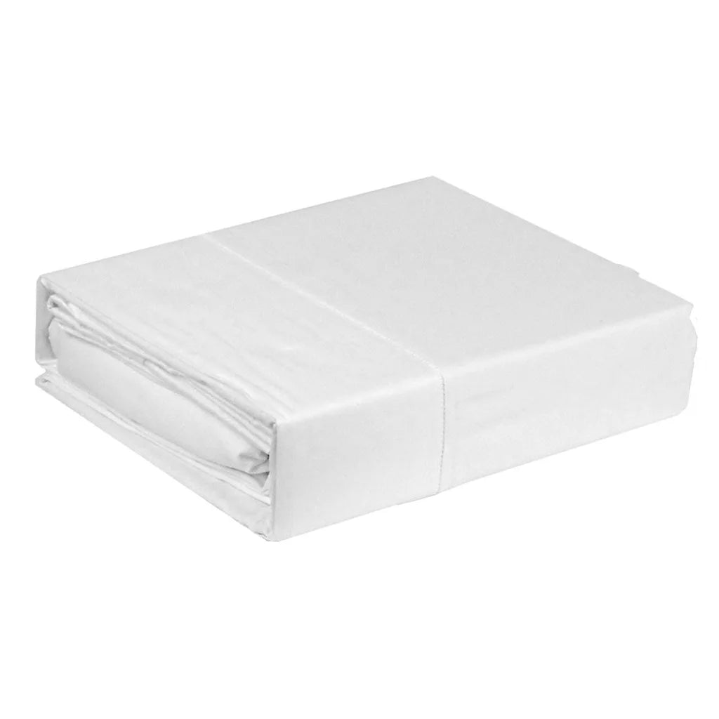 Bamboo/Cotton Sheet Set Ramesses 400TC - White Super King