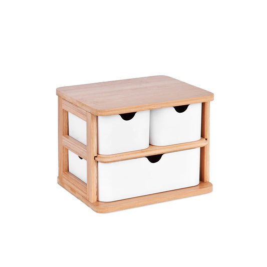 Bamboo Fibre Storage Drawer Set - Furniture > Office >