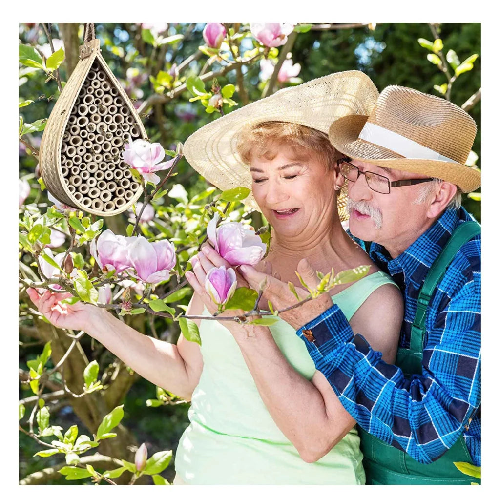 Bamboo Mason Beehive House Pollinator Tear Drop Bee Nest