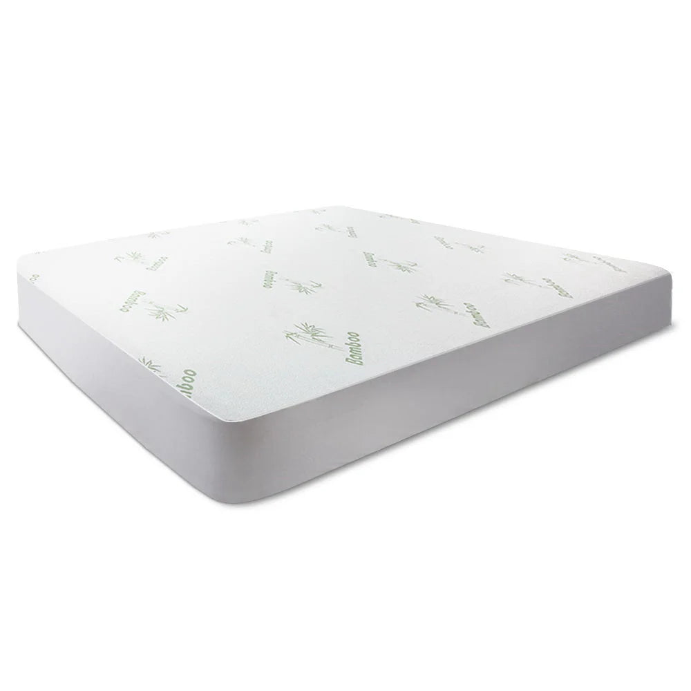 Bamboo mattress topper with foam layer for bedroom mattresses