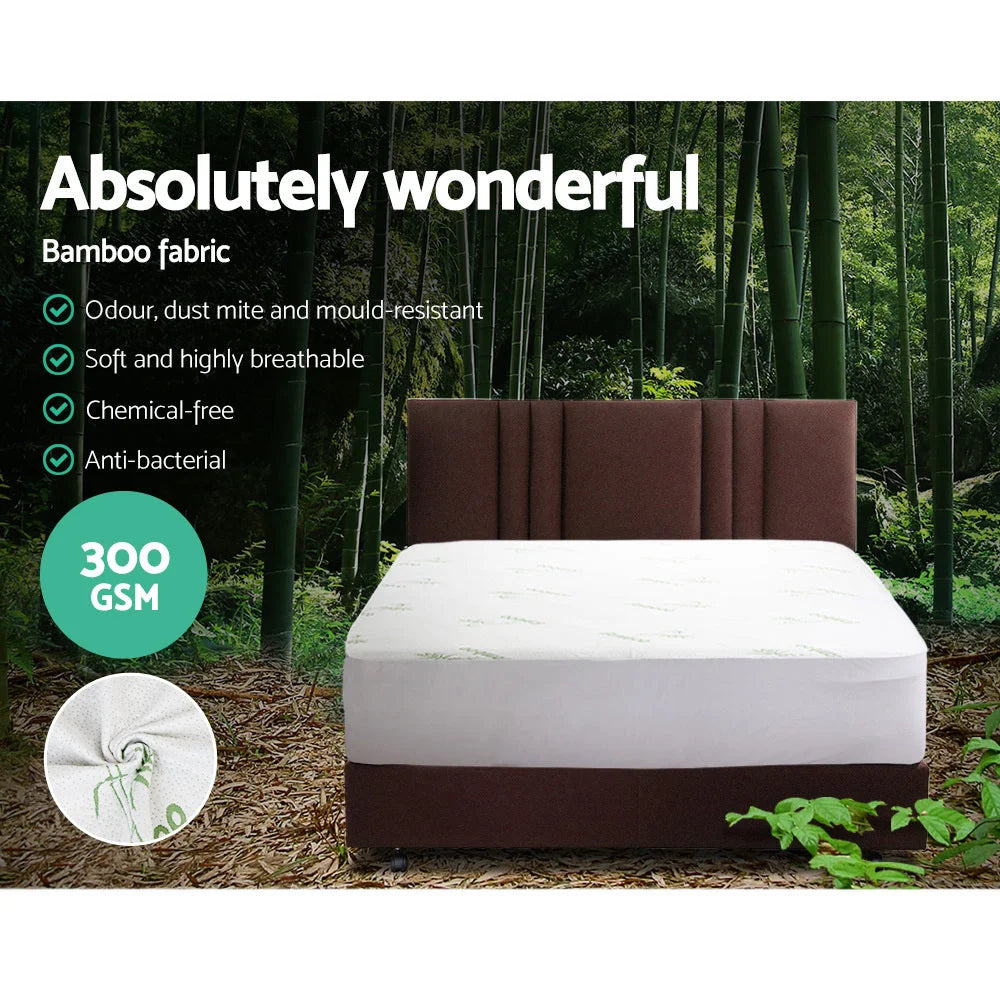 Bamboo Mattress Protector Queen - Mattresses