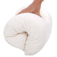 Bamboo fabric memory foam pillows with material close-up