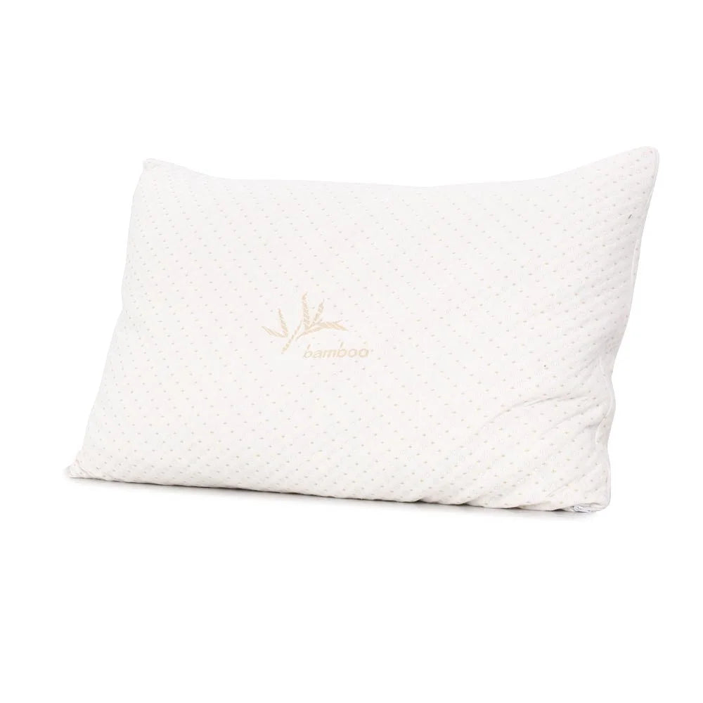 Bamboo Memory Foam Pillows Set of 2 Single giselle
