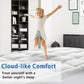 Bamboo Pillowtop Mattress Topper Luxury Bedding Mat Pad