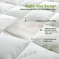 Bamboo Pillowtop Mattress Topper Luxury Bedding Mat Pad
