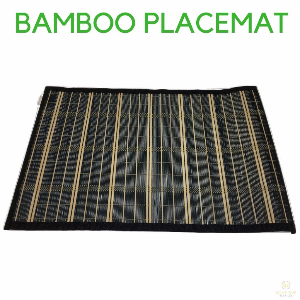 BAMBOO PLACEMAT Dinner Table Decor Party Natural Party