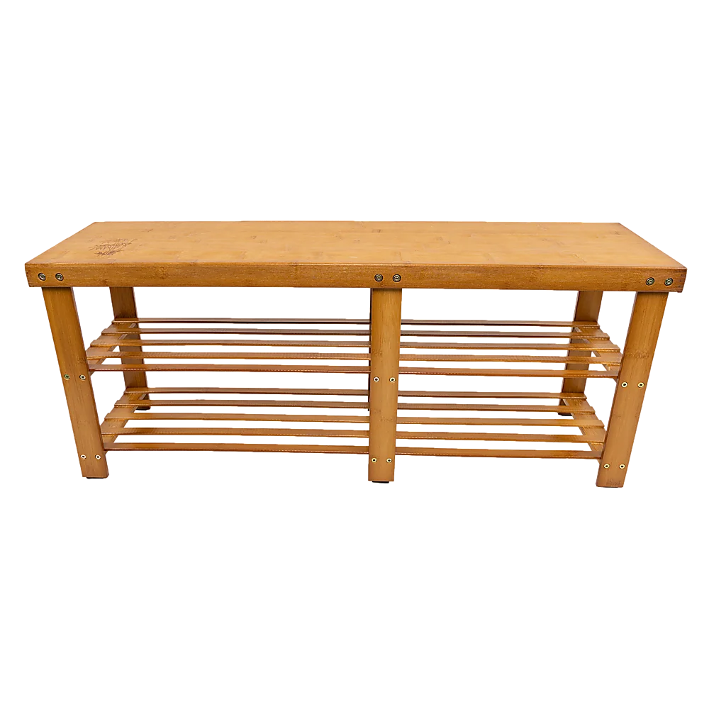 Bamboo Shoe Rack Wooden Bench Storage Organiser Cabinet