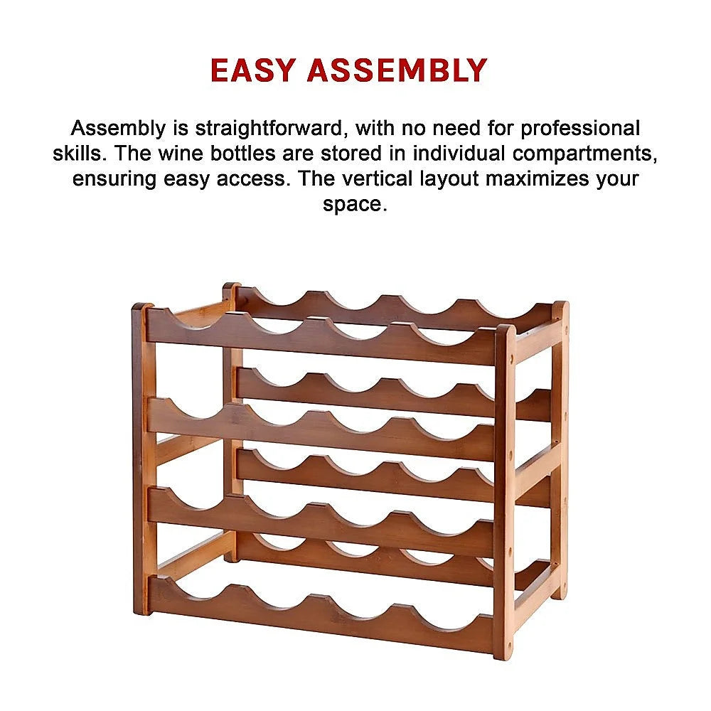 Stackable modular freestanding with display shelves and upright posts