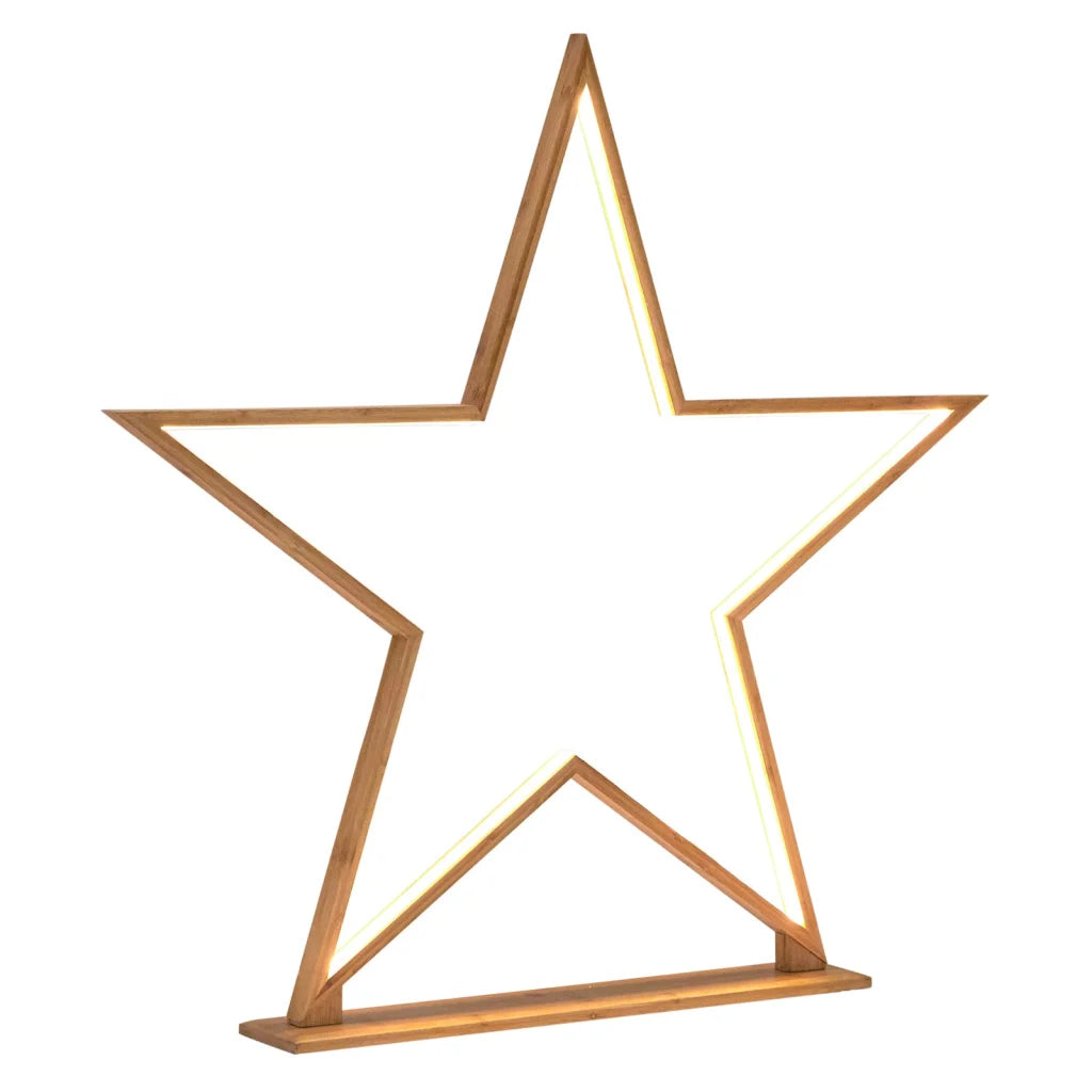 Bamboo Star Table Lamp Desk Light LED Strip Modern Designer