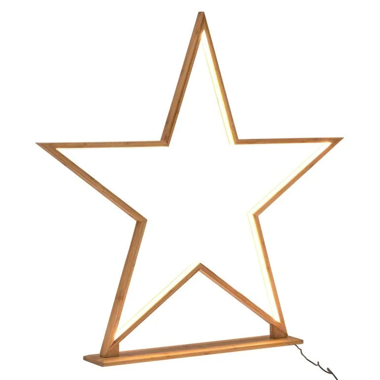 Bamboo Star Table Lamp Desk Light LED Strip Modern Designer