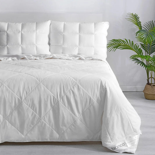 Bamboo Summer Quilt 250GSM Natural Sleep King - Home &