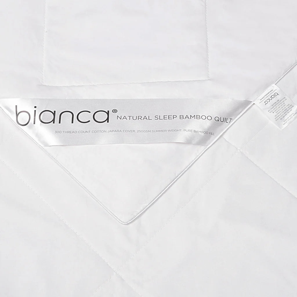 Bamboo Summer Quilt 250GSM Natural Sleep Queen - Home &