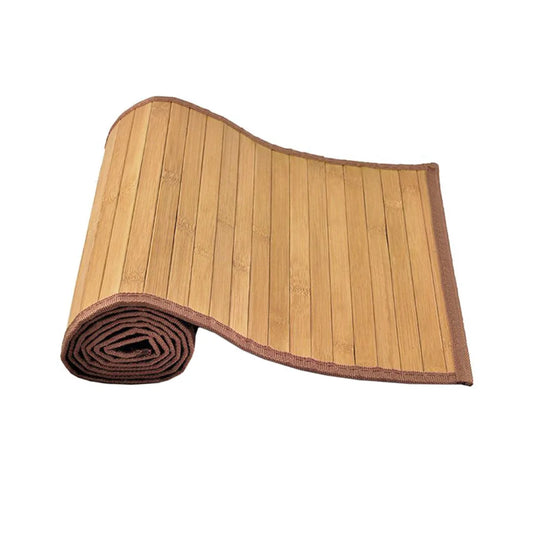 Bamboo Table Runner Broad Slat 140x33cm - Natural - Home &