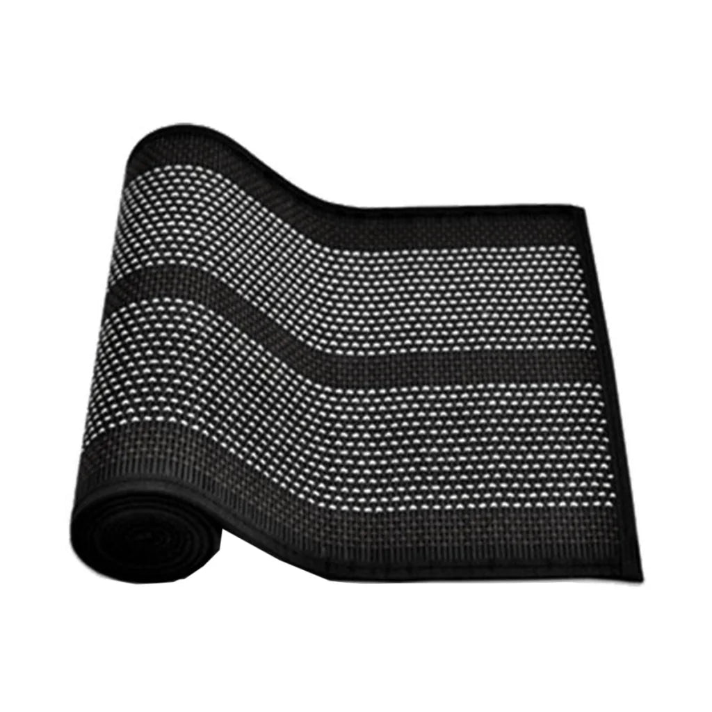 Bamboo Table Runner Dreamtime 140x33cm - Black - Furniture