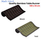 Bamboo Table Runner Multi Stitch 140x33cm - Teal - Home &