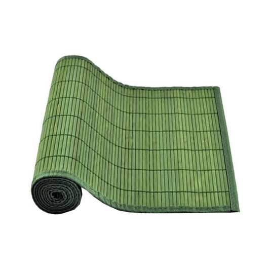 Bamboo Table Runner Narrow Slat 140x33cm - Green - Home &