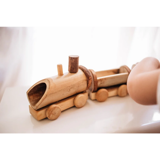Bamboo Train Toy - Toys