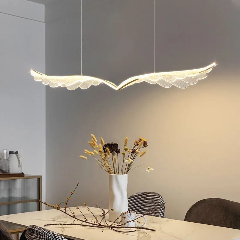 BAMDECOR 150cm Wing-Shaped LED Ceiling Light 3-Color