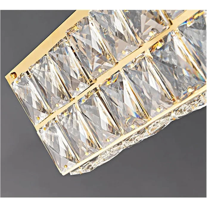 BAMDECOR C3332/L Linear Luxury Crystal Chandelier Modern
