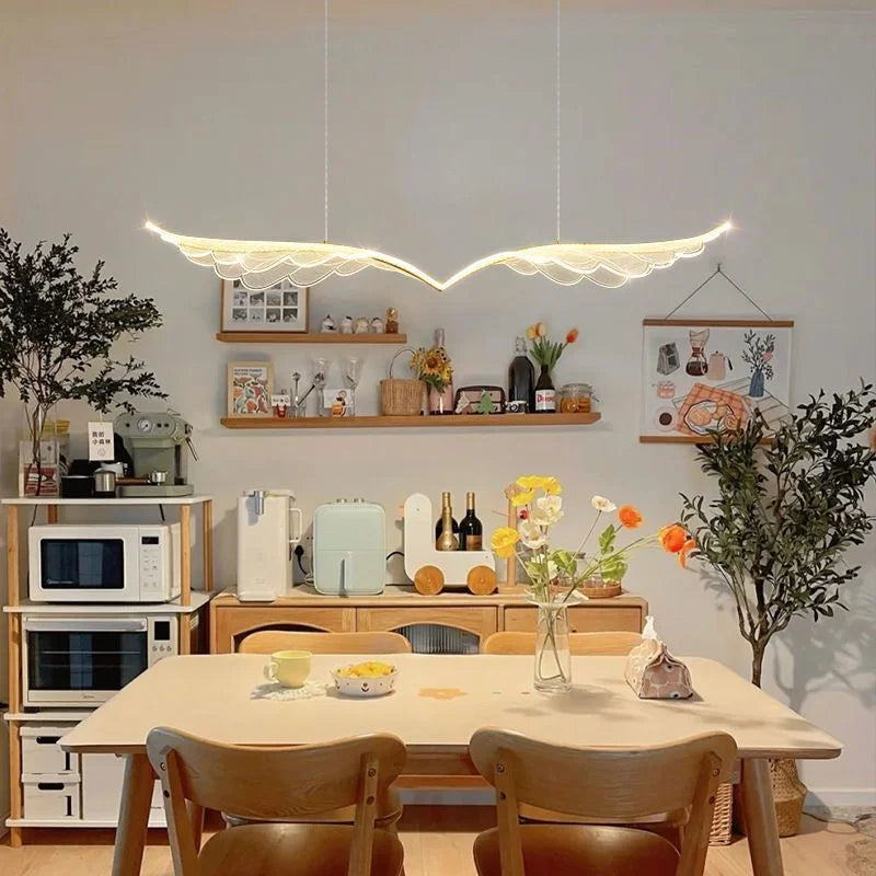 BAMDECOR Wing-Shaped LED Ceiling Light 3-Color Changeable