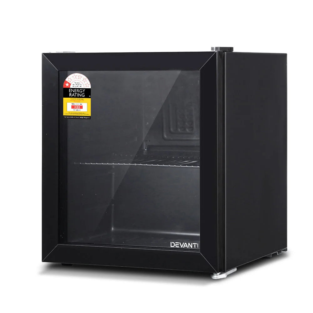 Bar Fridge 46L Glass Door Mini Countertop Freezer Fridges