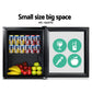 Bar Fridge 46L Glass Door Mini Countertop Freezer Fridges Bottle Cooler
