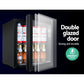 Bar Fridge 46L Glass Door Mini Countertop Freezer Fridges