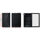 Glass 98l mini bar fridge for office snacks and chilled cans