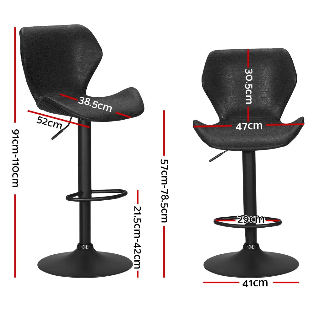 Bar Stools Kitchen Counter Stools Swivel Gas Lift Vintage