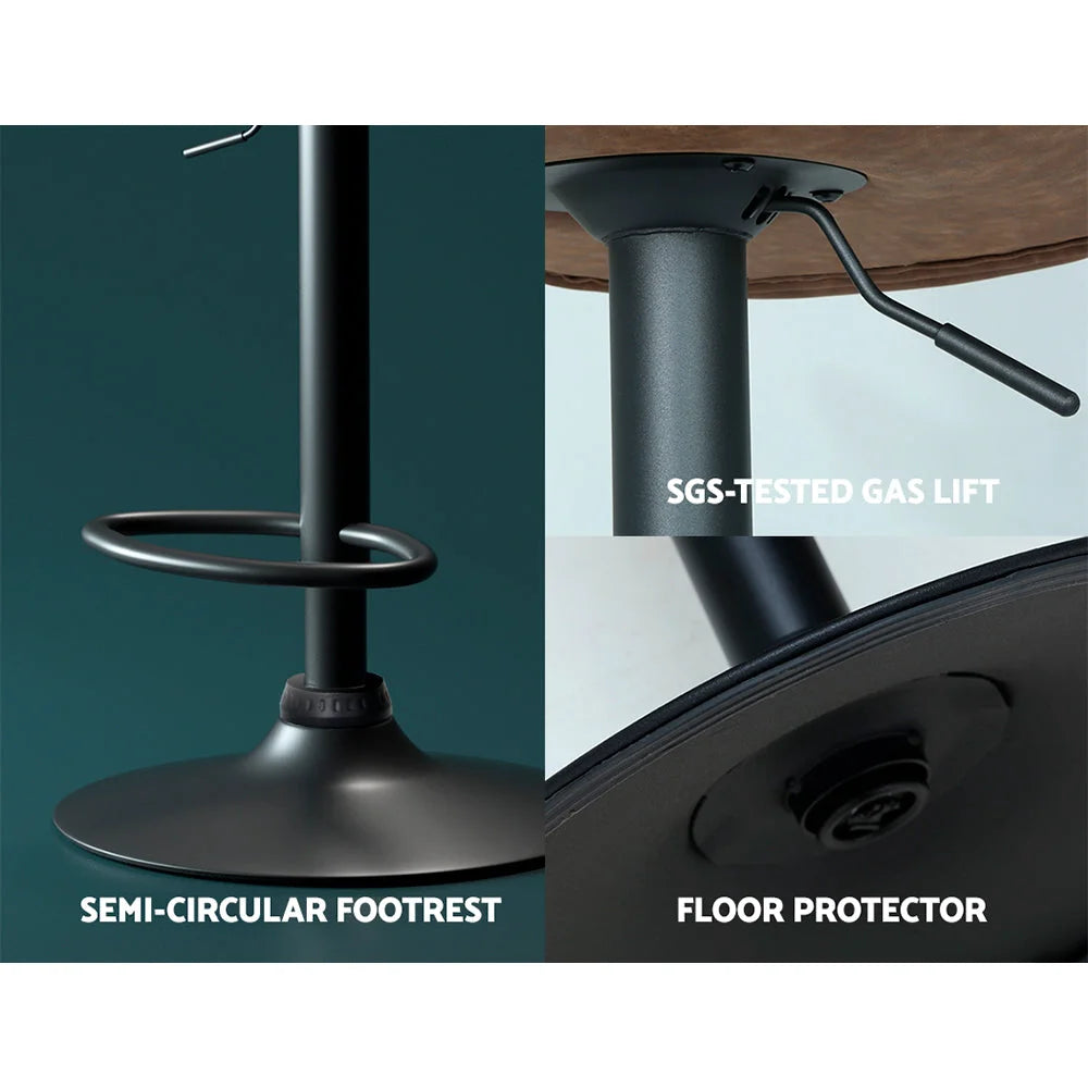 Bar Stools Kitchen Counter Stools Swivel Gas Lift Vintage