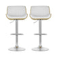 Bar Stools Set of 2 Adjustable Leather Chairs furniture