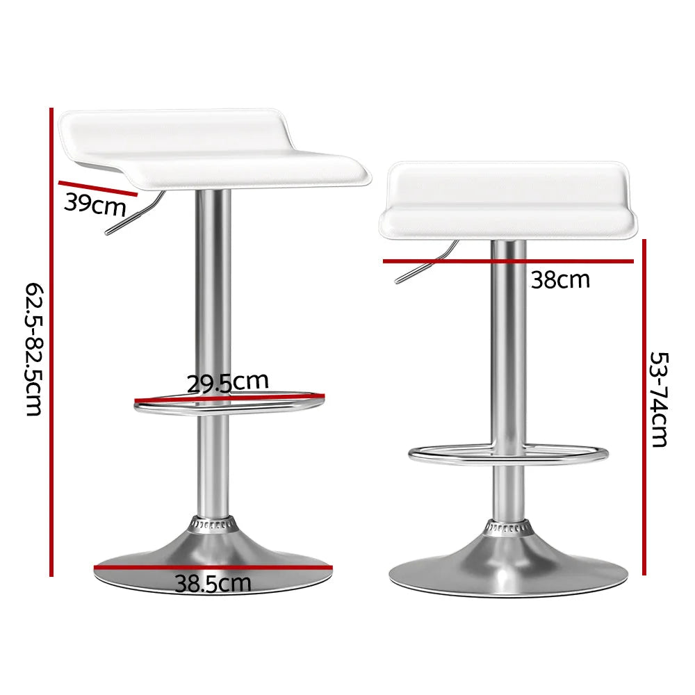 Bar Stools Set of 2 Faux