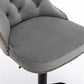 Bar Stools Set of 2 Height Adjustable Swivel Velvet