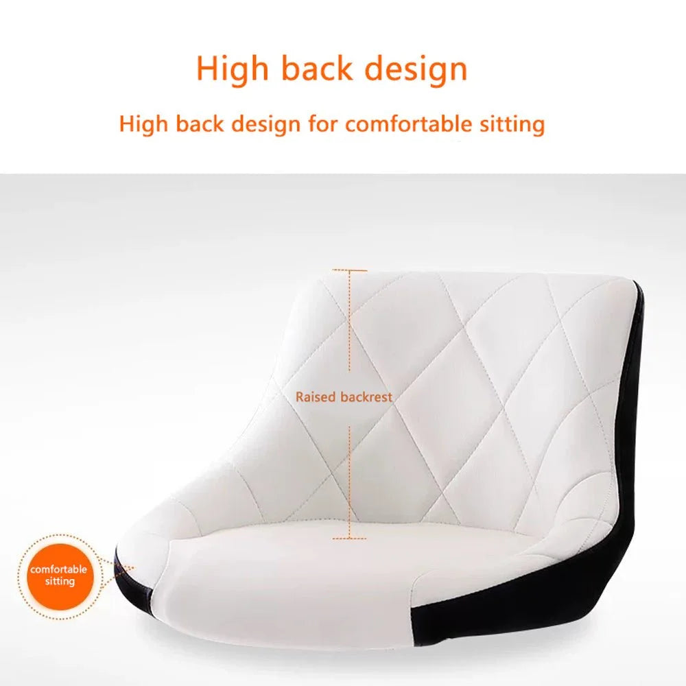 Bar Stools Set of 2 Kitchen Swivel Leather Barstools Gas