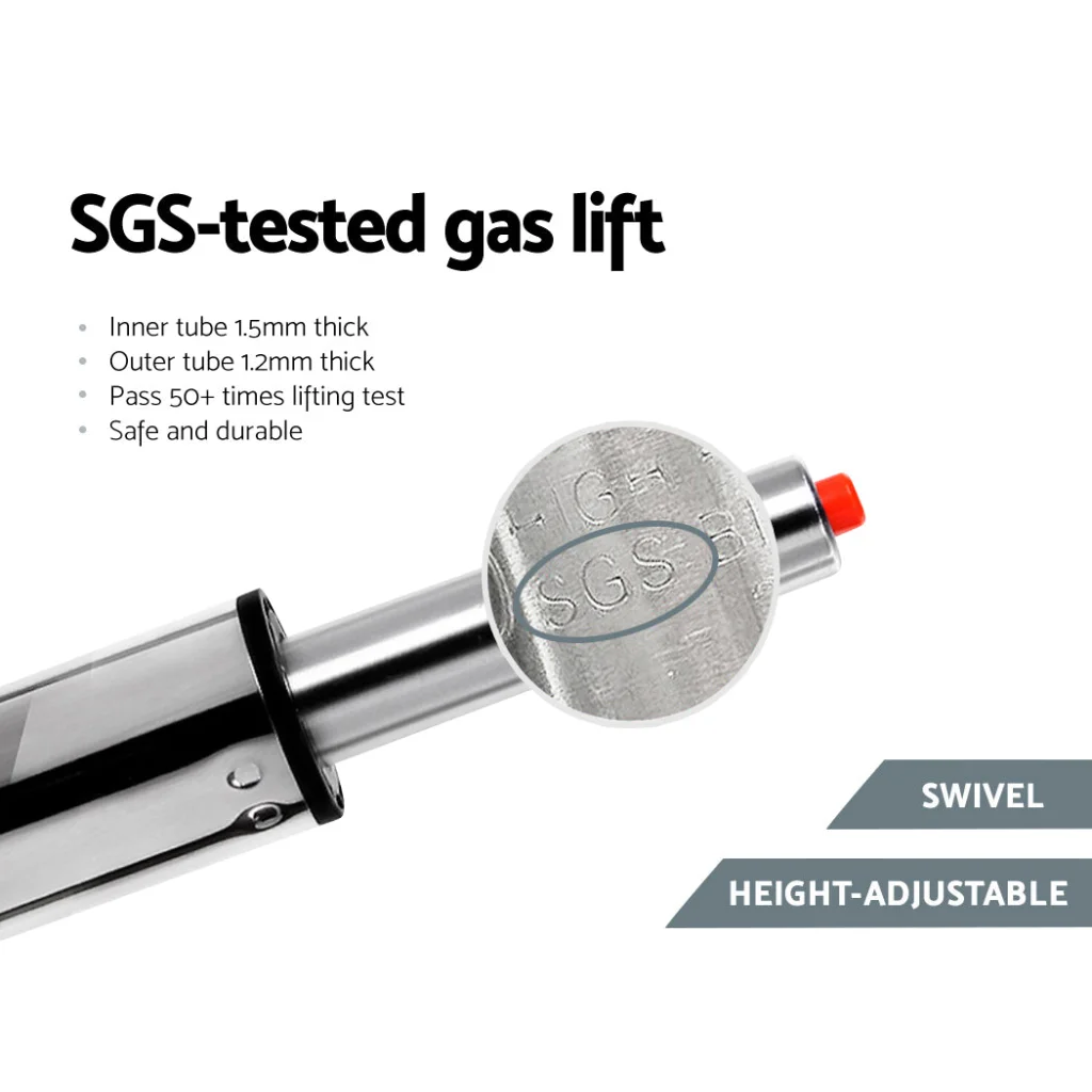 Bar Stools (Set of 2) PU Leather Diamond Style Black - Bar