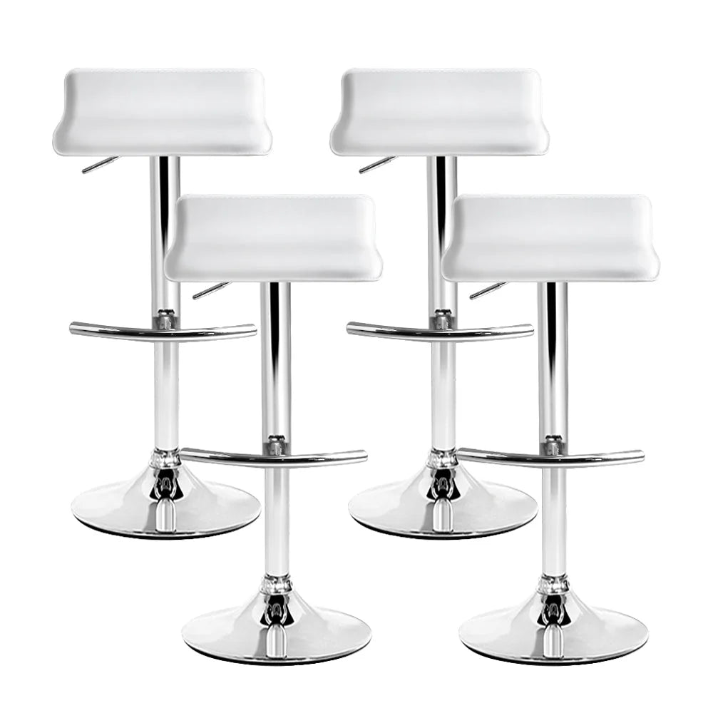 Bar Stools Set of 4 SENA Kitchen Swivel Bar Stool PU