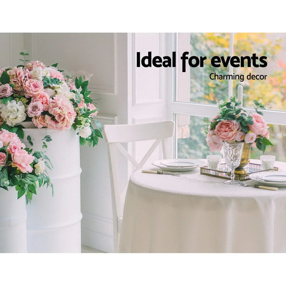 Bar Table Adjustable Gas Lift Wood/Metal Black - Dining