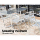 Bar Table Outdoor Furniture Adjustable Aluminium Pub Cafe