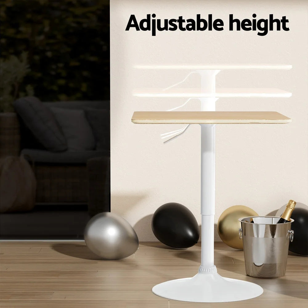 Bar Table Swivel Base Gas Lift Counter Dining