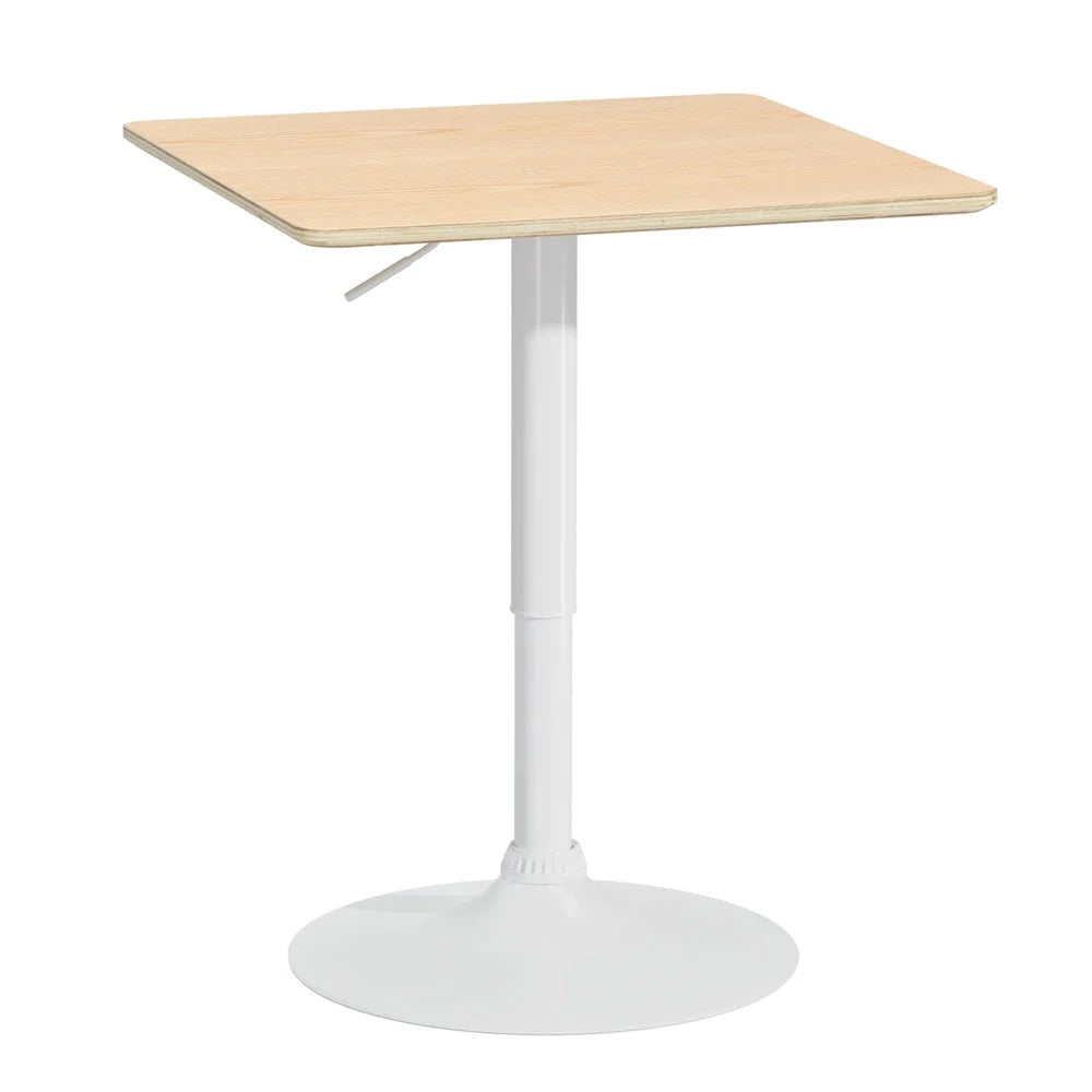 60cm bar table set with high table and padded stool seats