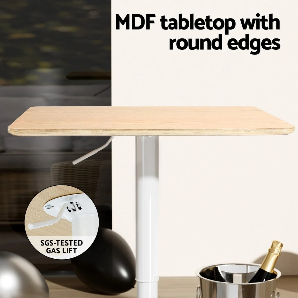 60cm bar table set with bar table and matching stool seats