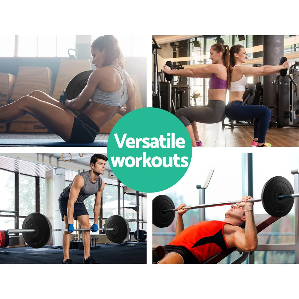 Barbell Weight Plates Set of 2 - 5KG Standard Home Gym