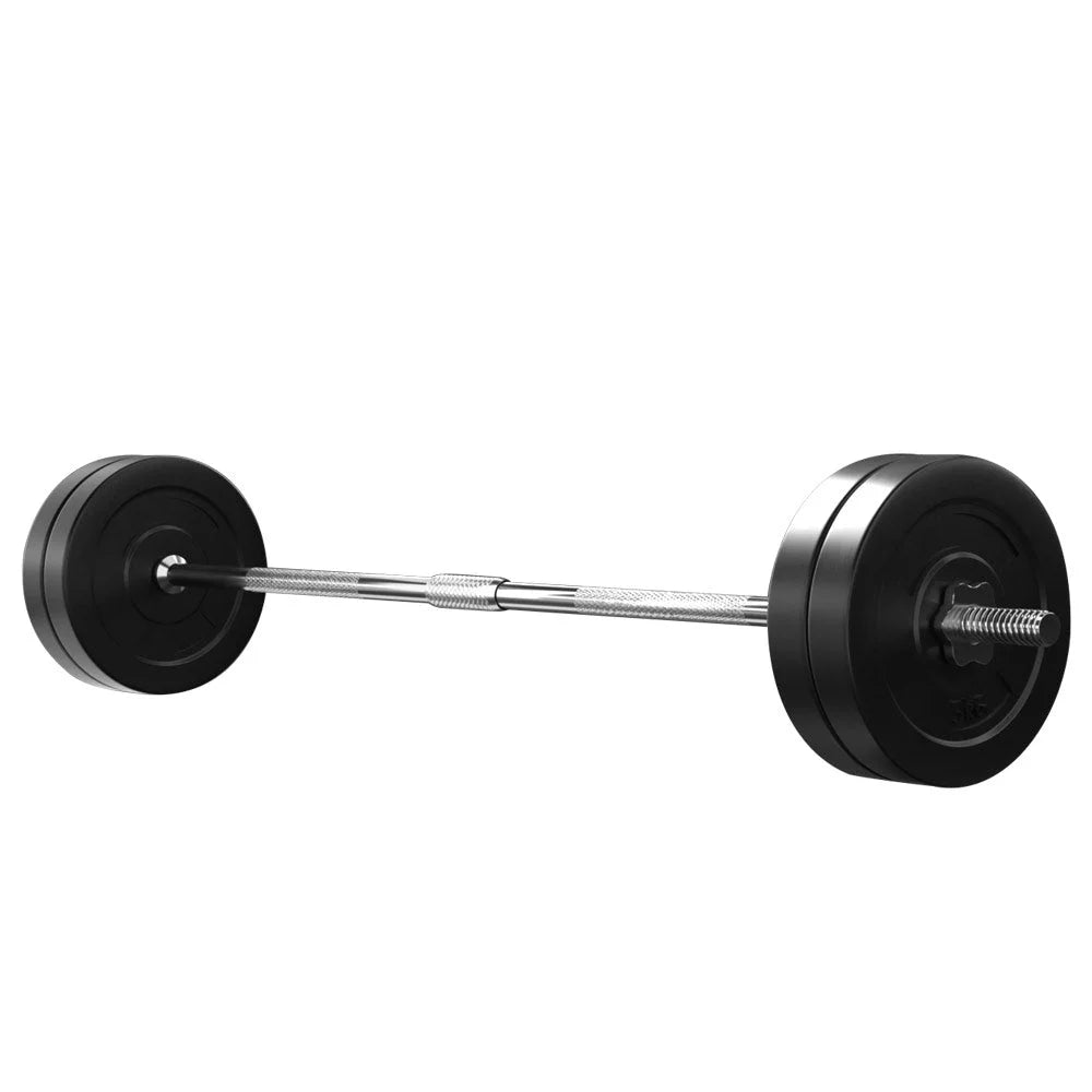 Barbell Weight Set 28KG Plates Bar Bench Press Fitness