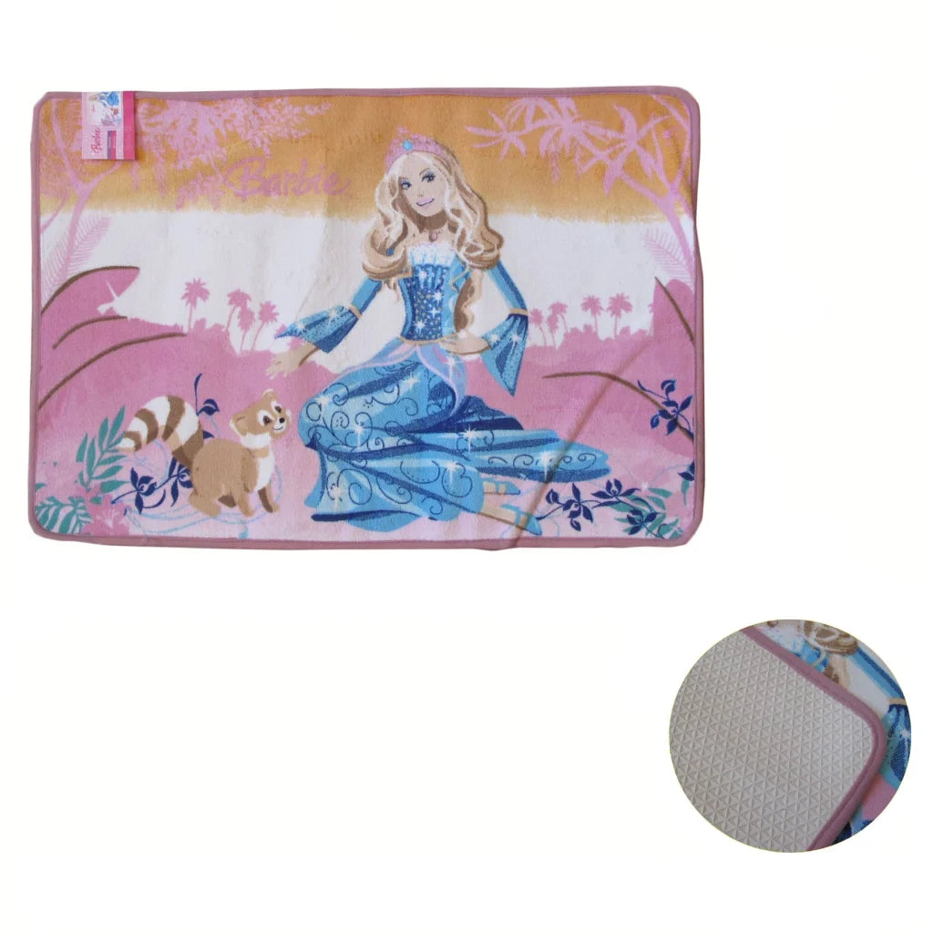 Barbie Non Slip Floor Rug 50 x 75 cm - Home & Garden > Rugs