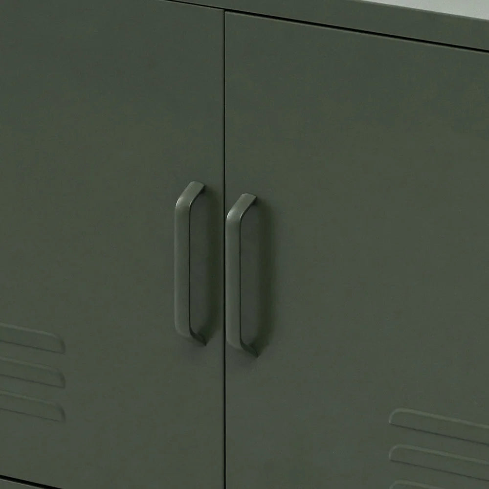 Base Metal Locker Storage Shelf Organizer Cabinet Buffet